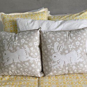 Pair of Bunny pillows